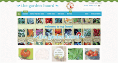 Desktop Screenshot of gardenhoard.com